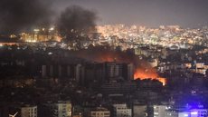 Ataque israelense a prédio residencial em Gaza deixa quase 100 mortos - Imagem: Reprodução / X