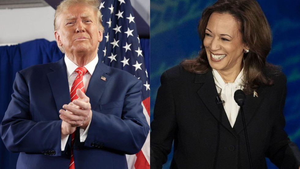 Com 49% das intenções de voto, Kamala Harris supera Trump em nova pesquisa nos EUA - Imagem: Reprodução / Instagram / @realdonaldtrump / @kamalaharris