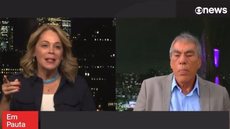Comentaristas Sandra Coutinho e Demétrio Magnoli - Imagem: Reprodução