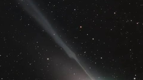 A NASA descobriu um cometa que poderá ter maior visibilidade no Brasil a partir do dia 4 de fevereiro. - Imagem: reprodução I G1