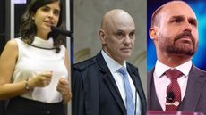 Julgamento ainda aguarda manifestação dos demais ministros do STF após voto do relator - Imagem: Reprodução/Câmara dos Deputados/Rosinei Coutinho/STF/Gage Skidmore/Flickr