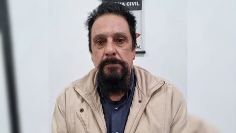 Paulo Cupertino no dia da prisão - Imagem: Divulgação / Polícia Civil