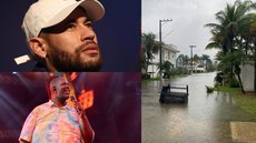 Veja imagens da destruição causada pela chuva no condomínio dos famosos no Guarujá - Imagem: reprodução Instagram / reprodução redes sociais