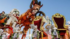 Desfile da escola de samba Vai-Vai no Sambódromo do Anhembi - Imagem: Reprodução / Agência Brasil / Paulo Pinto
