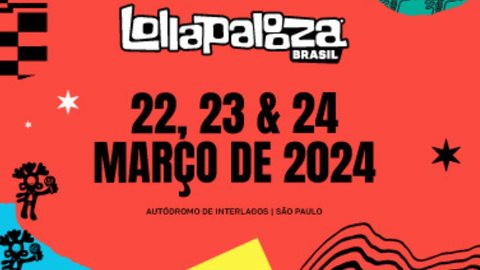 Confira line-up completo do Lollapalooza Brasil 2024 e saiba como comprar ingressos - Imagem: Reprodução/Twitter @LollapaloozaBr