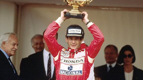 Senna no Grande Prêmio de Mônaco de 1992 - Imagem: Reprodução / Wikipédia