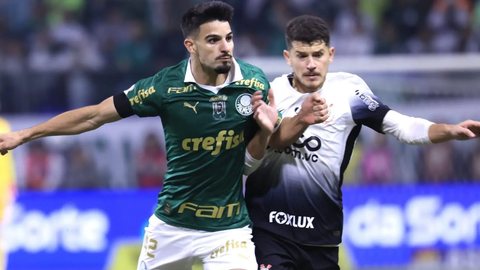 Corinthians e Palmeiras batalham para definir o rumo do Brasileirão - Imagem: Reprodução / AGIF / Marcello Zambrana