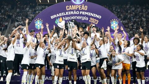 O jogo contou com um dos maiores público do futebol feminino - Imagem: Reprodução / Rodrigo Gazzanel / Ag. Corinthians