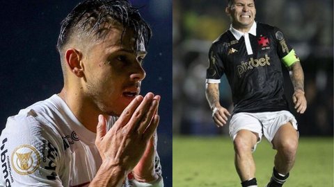 Corinthians vence de virada contra Vasco e deixa equipe na lanterna - Imagem: reprodução Twitter I @_sccpnews / @geglobo