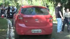 Corpos de casal de enfermeiros é descobertos em veículo com drogas e solvente - Imagem: Reprodução | TV Bandeirantes