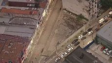 Após desocupação da Cracolândia, usuários se redistribuem em áreas centrais como Praça Marechal Deodoro e Rua General Osório - Imagem: Reprodução / TV Globo