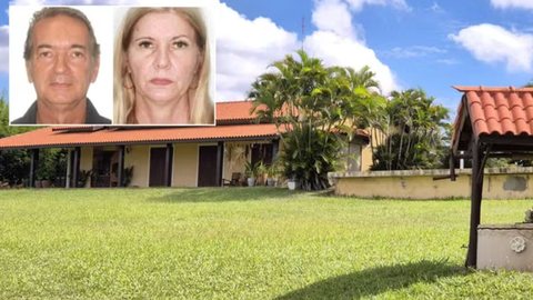 José Eduardo Ometto Pavan e esposa Rosana Ferrari eram de Araraquara e foram mortos a tiros em chácara de São Pedro - Imagem: Reprodução / EPTV / Gustavo Nolasco / Arquivo pessoal