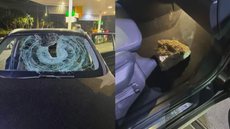 ALERTA: criminosos atacam com pedras carros na Marginal Pinheiros, em SP - Imagem: reprodução TV Globo