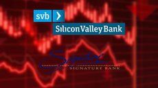 Falência do Silicon Valley Bank e do Signature Bank. - Imagem: Reprodução