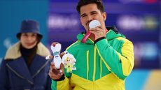 Cristian Ribera conquistou a primeira medalha da história do Brasil nas Paralimpíadas de Inverno. - Imagem: REUTERS/Sarah Meyssonnier