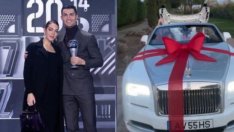 Cristiano Ronaldo ganha carrão milionário de Georgina Rodríguez; saiba valores - Imagem: reprodução / Instagram @georginagio