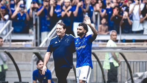 Mais de 40 mil torcedores fazem festa no Mineirão - Imagem: Reprodução / X / @gabigol