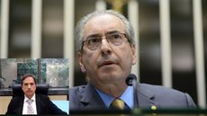 Eduardo Appio e Eduardo Cunha. - Imagem: Reprodução | Gustavo Lima - Câmara dos Deputados