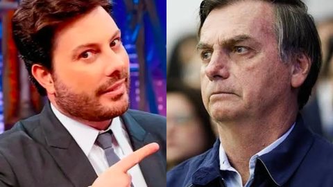 POLÊMICA: Danilo Gentili debocha de Bolsonaro após suposto caso gay de filho vir à tona - Imagem: reprodução Instagram