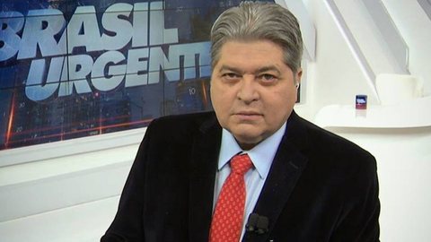 Datena é o apresentador do telejornal "Brasil Urgente" da Band - Imagem: reprodução/Facebook