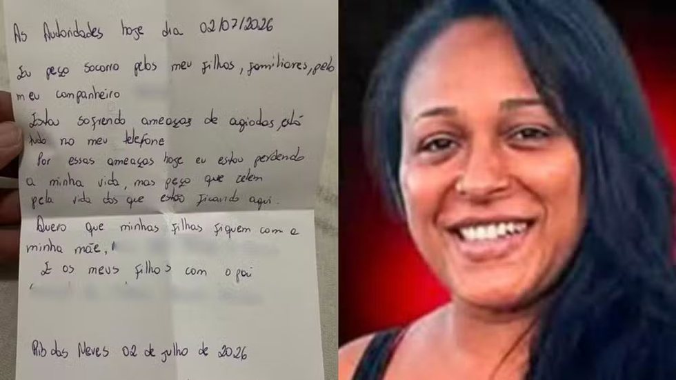 Ex-esposa do goleiro Bruno desaparece após deixar cartas relatando ameaças