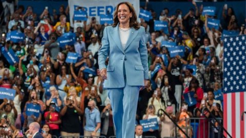 Democratas aprovam a candidatura de Kamala Harris - Imagem: Reprodução / Instagram / @kamalaharris