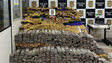 Grande apreensão significa golpe duro ao crime organizado - Imagem: Divulgação | Polícia Civil de São Paulo
