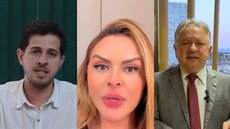 Entre os que se manifestaram estão o deputado Pedro Campos (PSB-PE), a deputada Silvye Alves (União Brasil-GO) e o deputado Merlong Solano (PT-PI) - Imagem: Reprodução / Redes Sociais