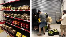 Gomo Coop, mercado cooperativo sem chefia tradicional, que iniciou as atividades em fase de testes no fim de 2025 - Imagem: Reprodução/G1