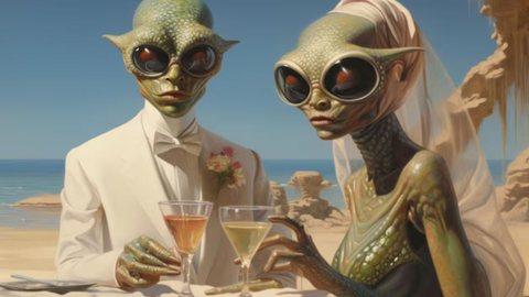 A ideia de casamento interplanetário é apenas uma das propostas inusitadas do político - Imagem: Reprodução/Freepik