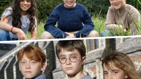 A nova adaptação de Harry Potter terá uma temporada para cada livro, prometendo uma exploração mais profunda do universo bruxo - Imagem: Reprodução/Redes Sociais