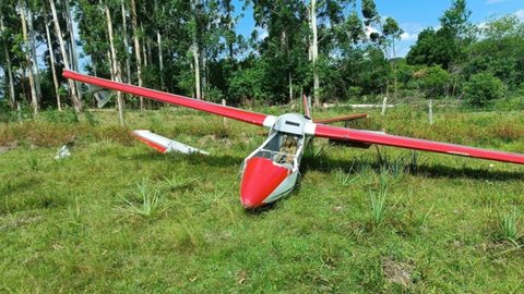 Avião de pequeno porte - Imagem: Reprodução/Corpo de Bombeiros