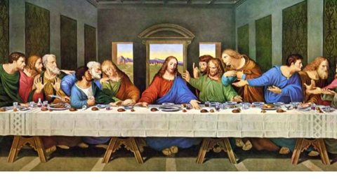A Última Ceia, de Leonardo da Vinci - Imagem: Reprodução / Portal IstoÉ