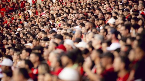 Flamengo lidera o ranking de torcidas com 26%, seguido pelo Corinthians com 19%, mostrando a popularidade dos clubes - Imagem: Reprodução