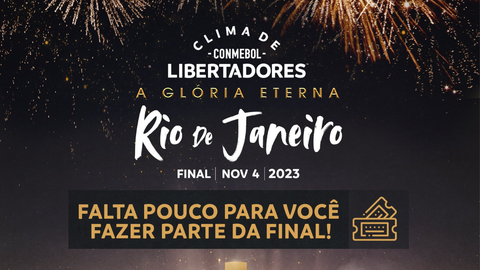 Inicia hoje a venda de ingressos para a grande final da Libertadores pela Conmebol - Imagem: Reprodução Twitter@Alejandro Domínguez