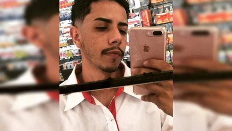 Matheus Reis, de 25 anos, foi morto em frente a farmácia em Luziânia, Goiás, em um crime que chocou a comunidade local - Imagem: Reprodução/Redes sociais