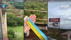 Jovem que morreu em salto sem corda publicou mensagem nas redes pouco antes da tragédia em Limeira - Imagem: Reprodução/Instagram