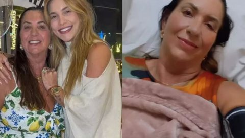 A mãe da influenciadora, Margareth, sentiu dores no tórax e passou por exames preventivos após colisão em Goiânia - Imagem: Reprodução/Redes Sociais