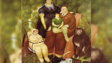Cena de família (1969), de Fernado Botero - Imagem: Reprodução / Wahoo Art