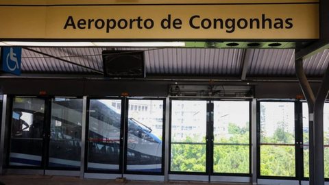 Com 95% das obras concluídas, a Linha 17-Ouro promete facilitar o acesso ao Aeroporto de Congonhas para 100 mil passageiros diários - Reprodução/ Agência SP
