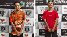 Aercio Leonardo e Claudeni Barreto foram presos após operação em Tavares, a 400 km de João Pessoa, coordenada pela Polícia Civil - Imagem: Reprodução