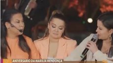 Em especial feito no aniversário da cantora, sertanejos se reúnem - Imagem: Reprodução TV Globo
