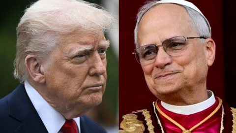 "Não tenho medo", diz Papa Leão XIV sobre Donald Trump - Imagem: Reprodução/Instagram