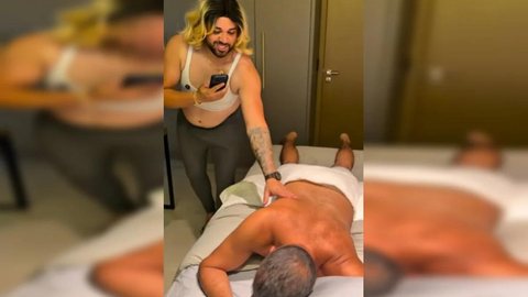 Empresário Leandro Batista Nóbrega publicou vídeo nas redes sociais após denúncia registrada por uma mulher trans; caso segue sob investigação da Polícia Civil de Goiás. - Imagem: Reprodução