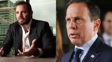 João Doria e Daniel Vorcaro aparecem em troca de mensagens citada em investigação da PF - Imagem: Reprodução