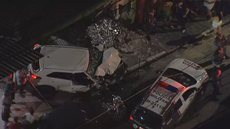 Vítimas foram atingidas quando brincavam na área externa da casa - Imagem: Reprodução / TV Globo