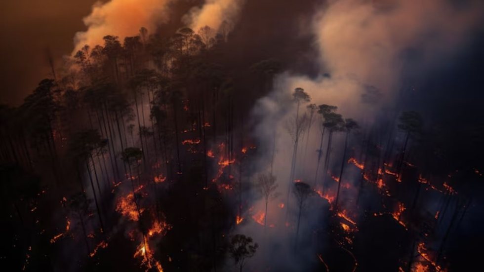 Duas pessoas morrem durante incêndios florestais na Grécia - Imagem: Reprodução / Freepik