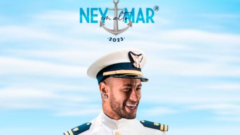 É hoje! Navio do Neymar desembarca de Santos nesta terça-feira - Imagem: Reprodução/ Instagram @neyemaltomar