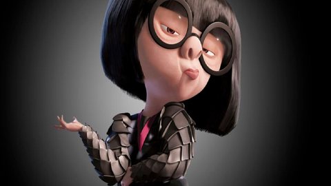 Personagem Edna Mode, do filme de animação "Os Incríveis" da Disney e Pixar - Divulgação/Pixar