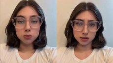 Eduarda Campopiano foi questionada sobre suposta incoerência entre discurso contra ataques às mulheres e apoio a aliados envolvidos em falas polêmicas. - Imagem: Reprodução